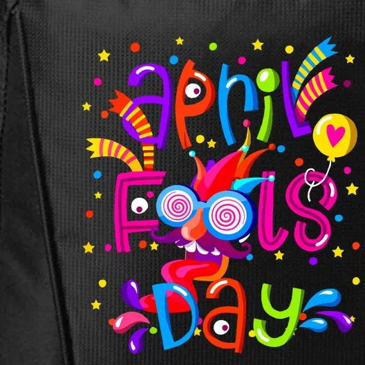 Happy April Fools Day 1st April Fools Day Joke Funny City Backpack