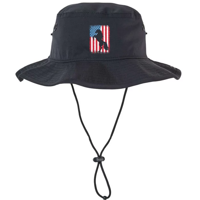 Horse American Flag USA 4th of July Boy Girl Legacy Cool Fit Booney Bucket Hat