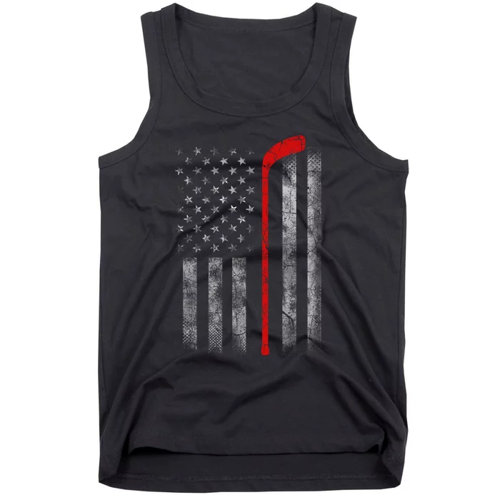 Hockey American Flag Tank Top