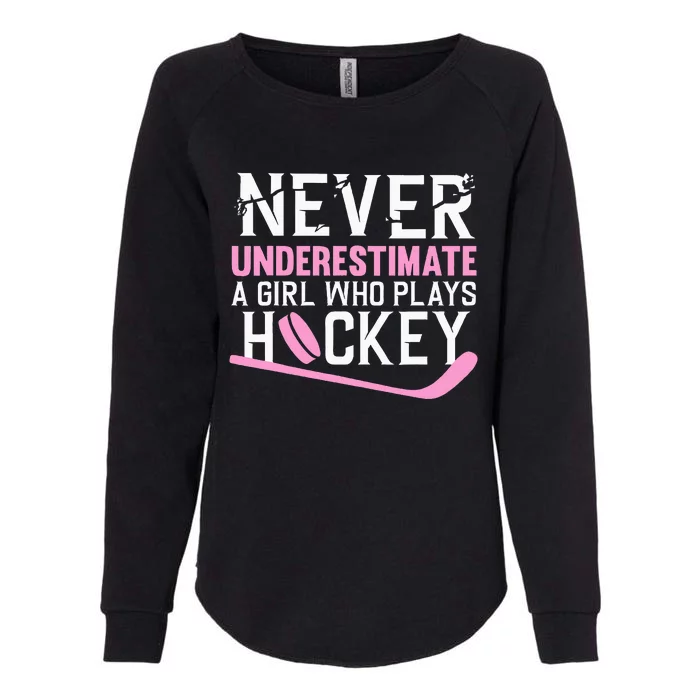 Hockey Art For Women Field Hockey Player Sport Womens California Wash Sweatshirt