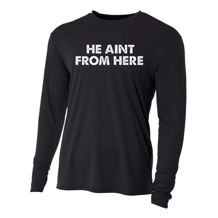 He AinT From Here Cooling Performance Long Sleeve Crew