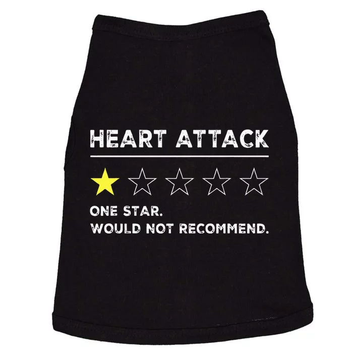 Heart Attack Funny Get Well Soon Gag Recovery Doggie Tank