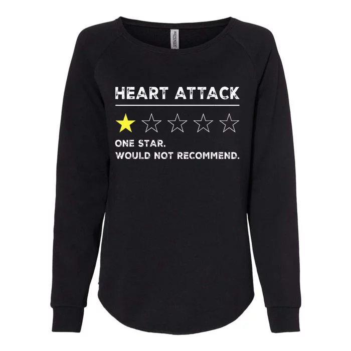 Heart Attack Funny Get Well Soon Gag Recovery Womens California Wash Sweatshirt