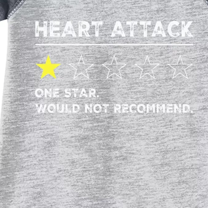 Heart Attack Funny Get Well Soon Gag Recovery Infant Baby Jersey Bodysuit