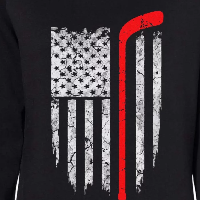 Hockey American Flag Hockey Womens California Wash Sweatshirt