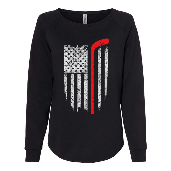 Hockey American Flag Hockey Womens California Wash Sweatshirt