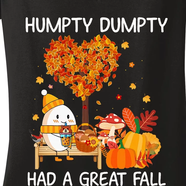 Had A Great Fall Happy Fall Yall Women's V-Neck T-Shirt