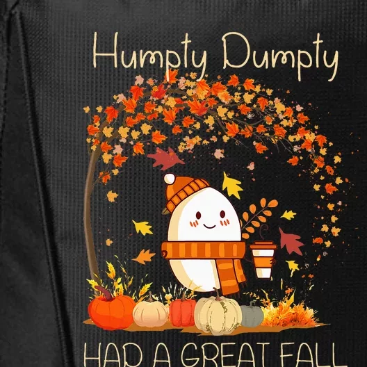 Had A Great Fall Thanksgiving Autumn Halloween City Backpack