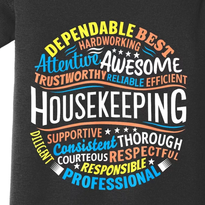 Housekeeping Appreciation Gifts Environmental Services Week Baby Bodysuit