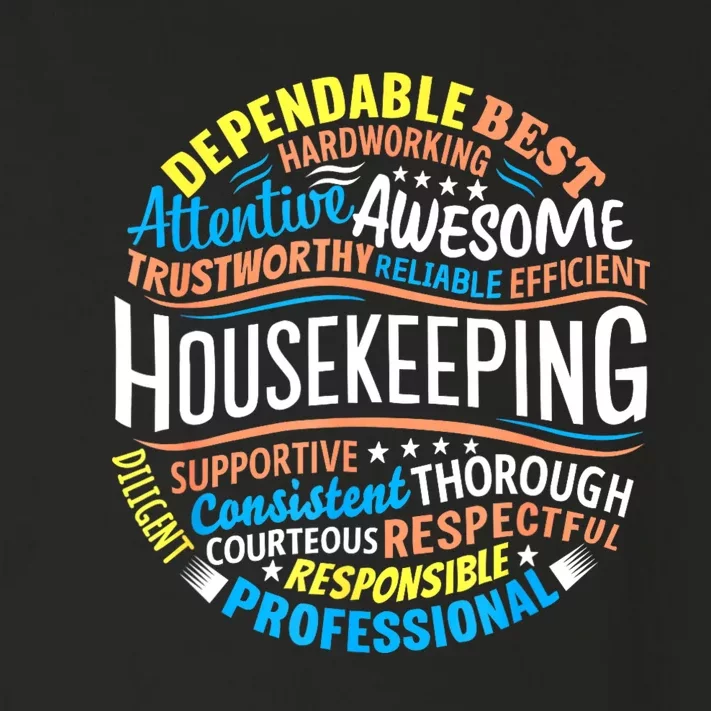 Housekeeping Appreciation Gifts Environmental Services Week Toddler Long Sleeve Shirt