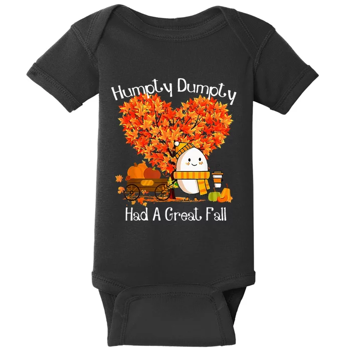 Had A Great Fall Autumn Leaves Thanksgiving Baby Bodysuit