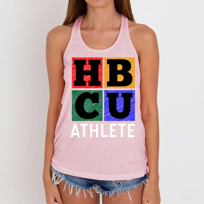 Hbcu Athlete Gift Women's Knotted Racerback Tank