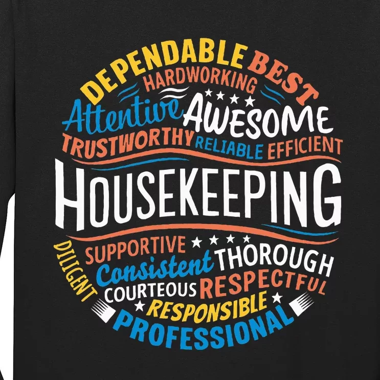 Housekeeping Appreciation Gifts Environmental Services Week Long Sleeve Shirt