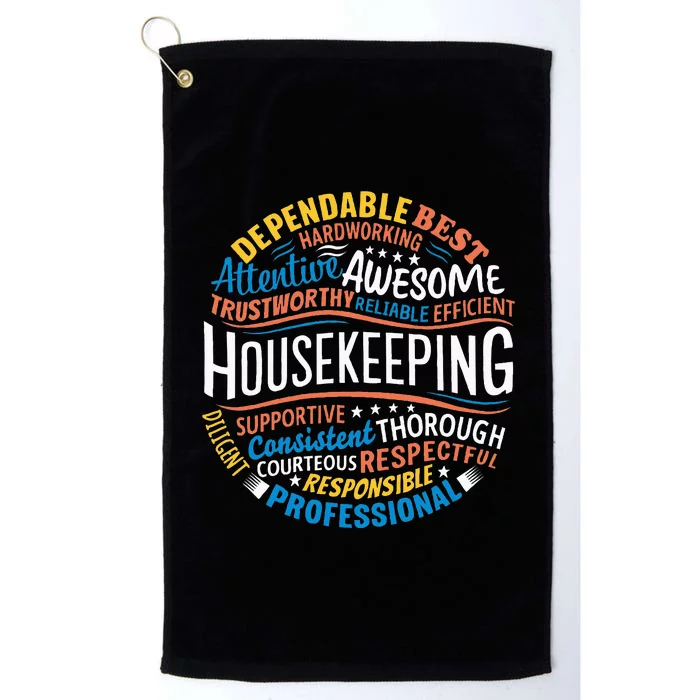 Housekeeping Appreciation Gifts Environmental Services Week Platinum Collection Golf Towel