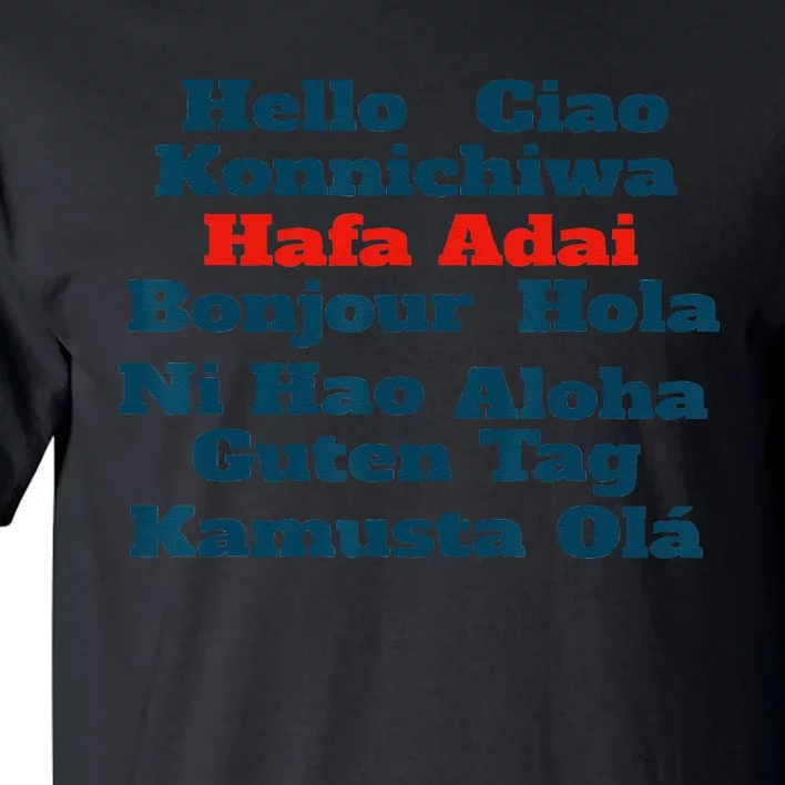 Hafa Adai Greetings from Guam v1 Tall T-Shirt