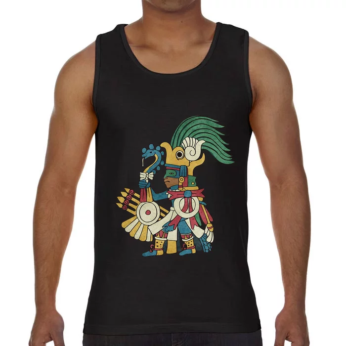 Huitzilopochtli Aztec God Aztec Mythology Mayan Sun War God Comfort Colors® Tank Top