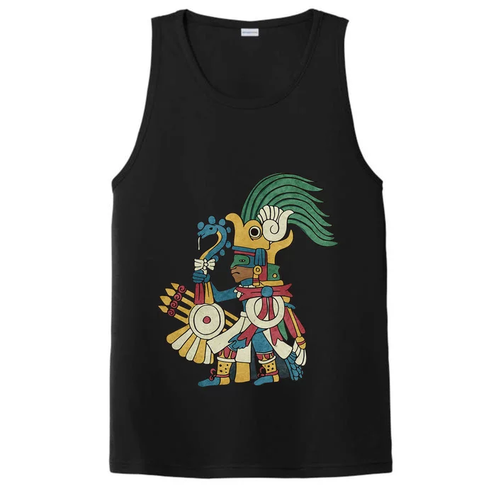 Huitzilopochtli Aztec God Aztec Mythology Mayan Sun War God Performance Tank