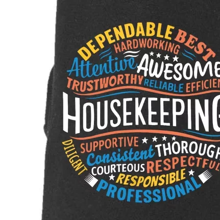 Housekeeping Appreciation Gifts Environmental Services Week Doggie 3-End Fleece Hoodie