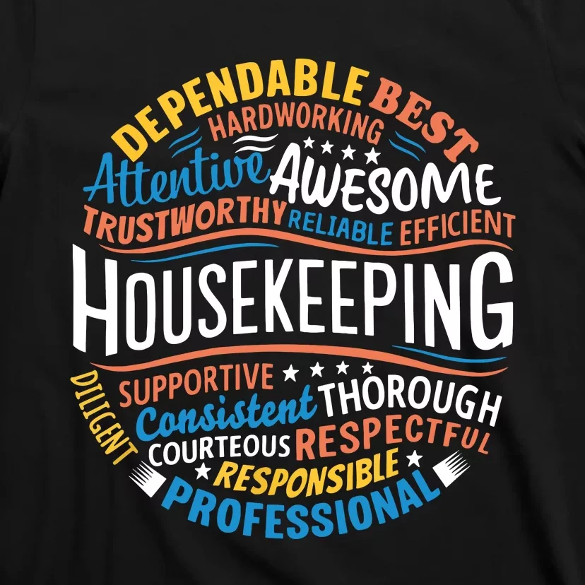 Housekeeping Appreciation Gifts Environmental Services Week T-Shirt