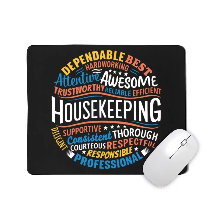 Housekeeping Appreciation Gifts Environmental Services Week Mousepad