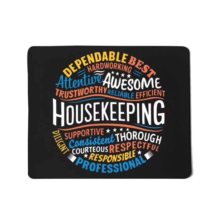 Housekeeping Appreciation Gifts Environmental Services Week Mousepad