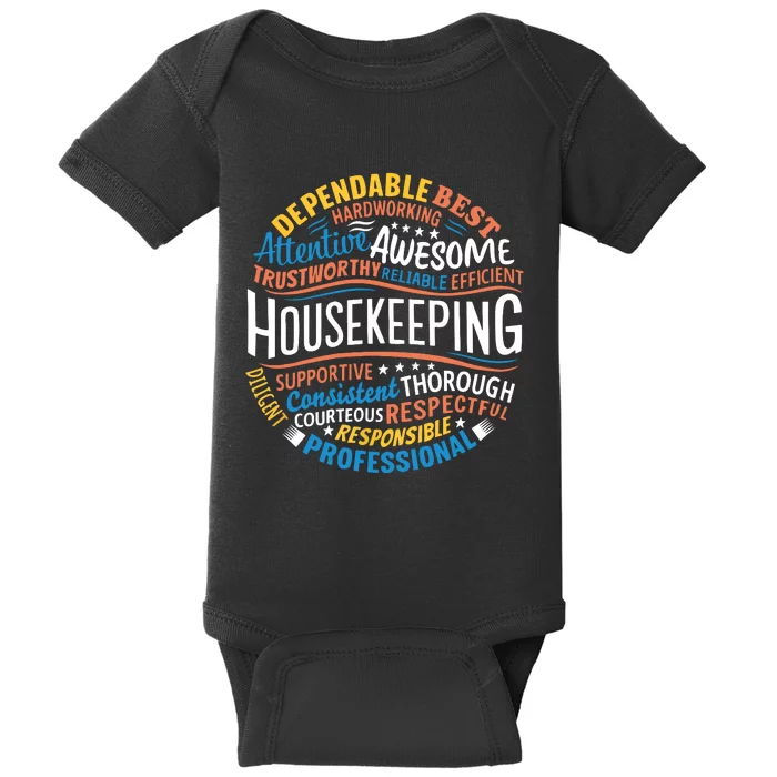 Housekeeping Appreciation Gifts Environmental Services Week Baby Bodysuit