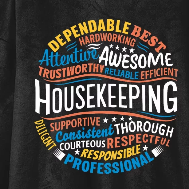 Housekeeping Appreciation Gifts Environmental Services Week Hooded Wearable Blanket