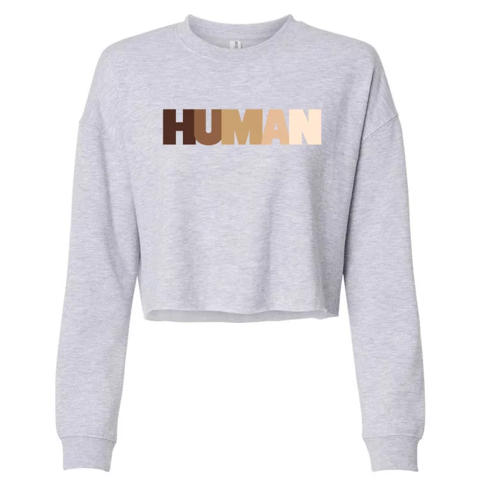 Hu Antigreat Giftracist Gift Cropped Pullover Crew