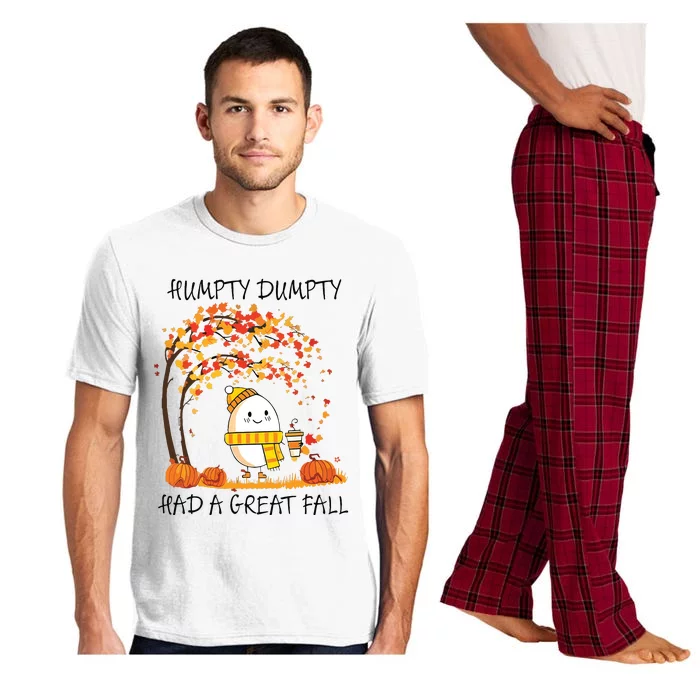 Had A Great Fall Funny Egg Thanksgiving Autumn Pajama Set