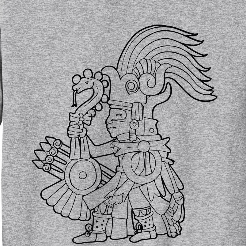 Huitzilopochtli Aztec God Aztec Mythology Mayan Sun War God Tall Sweatshirt