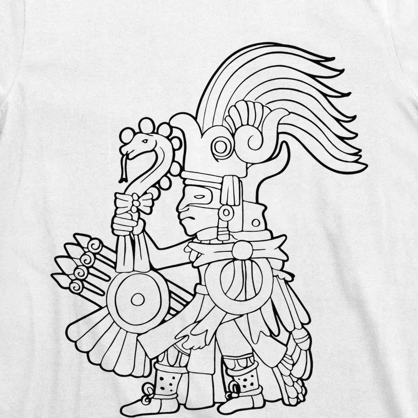 Huitzilopochtli Aztec God Aztec Mythology Mayan Sun War God T-Shirt