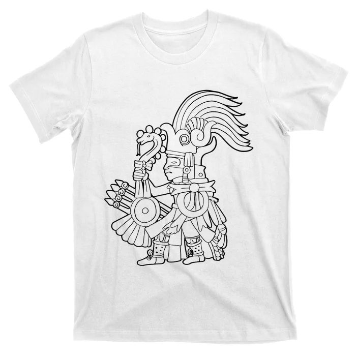 Huitzilopochtli Aztec God Aztec Mythology Mayan Sun War God T-Shirt