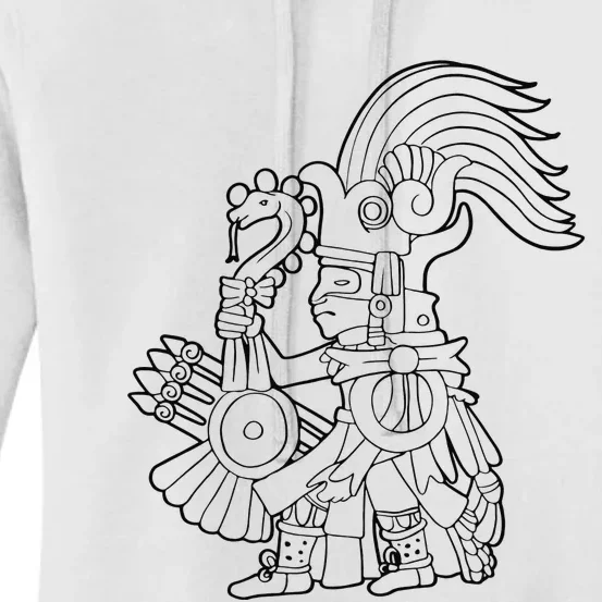 Huitzilopochtli Aztec God Aztec Mythology Mayan Sun War God Women's Pullover Hoodie