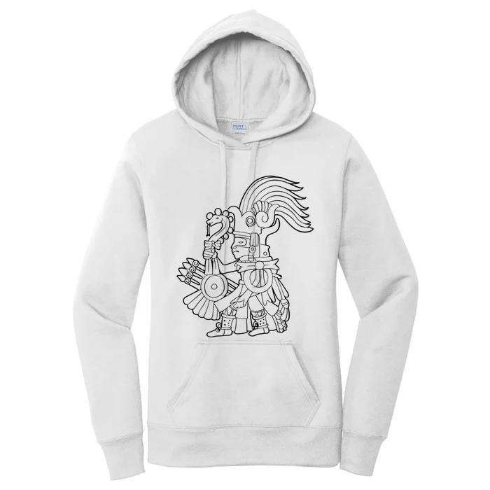 Huitzilopochtli Aztec God Aztec Mythology Mayan Sun War God Women's Pullover Hoodie