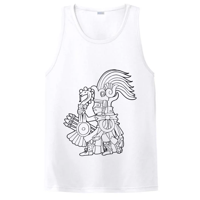 Huitzilopochtli Aztec God Aztec Mythology Mayan Sun War God Performance Tank