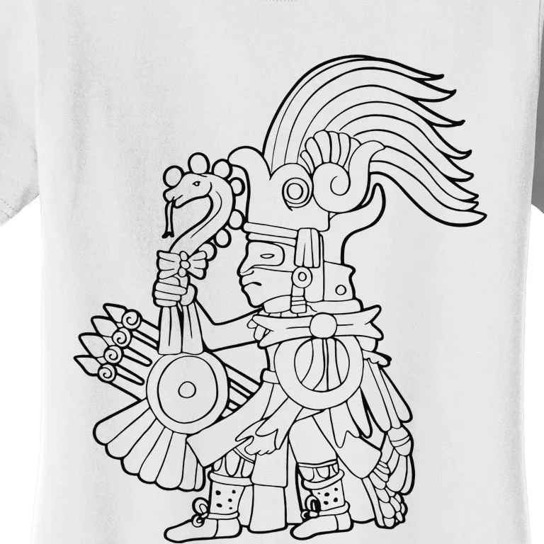 Huitzilopochtli Aztec God Aztec Mythology Mayan Sun War God Women's T-Shirt