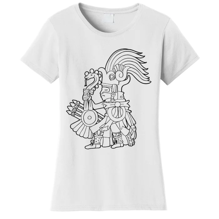 Huitzilopochtli Aztec God Aztec Mythology Mayan Sun War God Women's T-Shirt