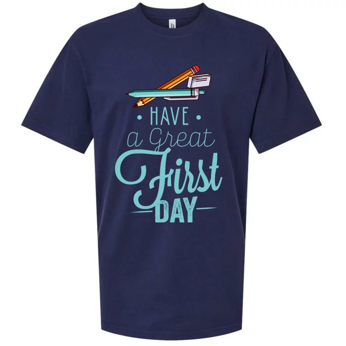 Have A Great First Day Back To School Sueded Cloud Jersey T-Shirt