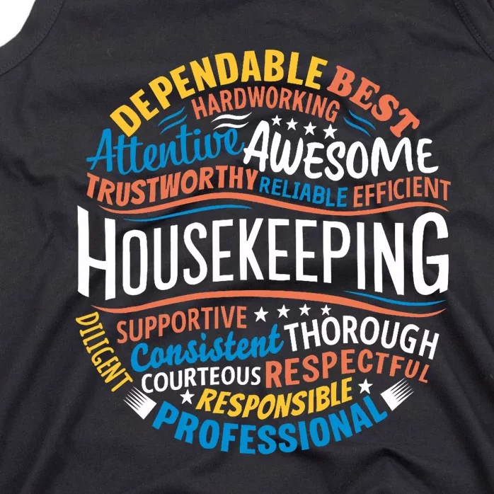 Housekeeping Appreciation Gifts Environmental Services Week Tank Top