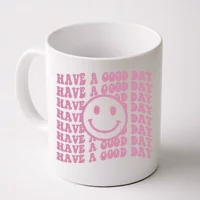  OGILRE Preppy Pink Inspirational Quotes It's A Good Day to Have  A Good Day Ceramic Double Side Printed Mug Cup, Preppy Have A Good Day  Coffee Milk Tea Mug Cup,Gifts For