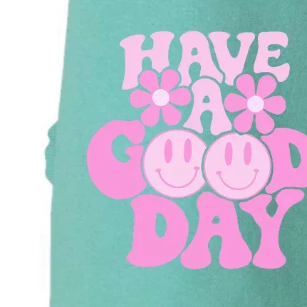 Have A Good Day Retro Smile Face Preppy Aesthetic Doggie 3-End Fleece Hoodie