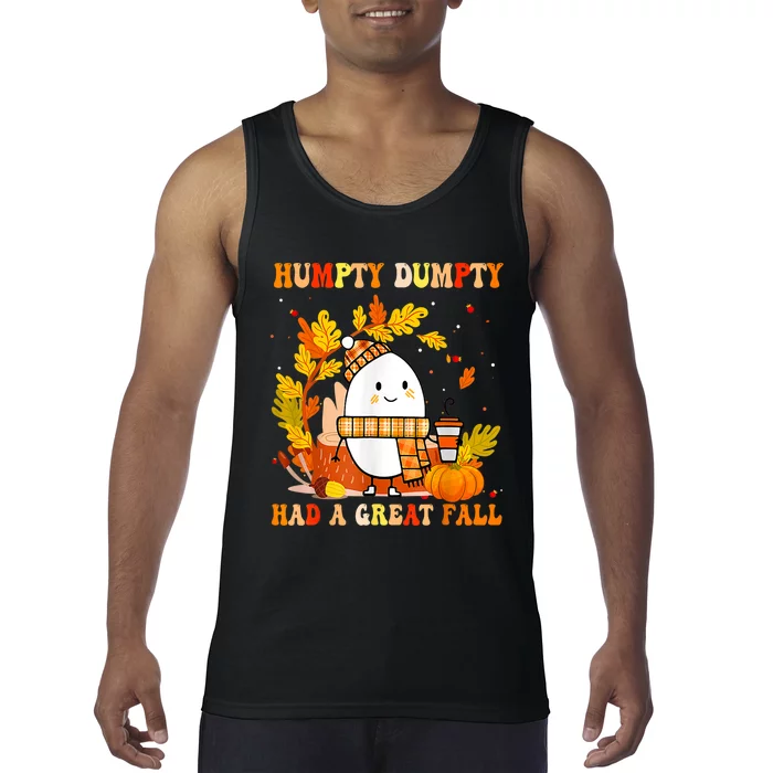 Had A Great Fall Thanksgiving Autumn Season Tank Top