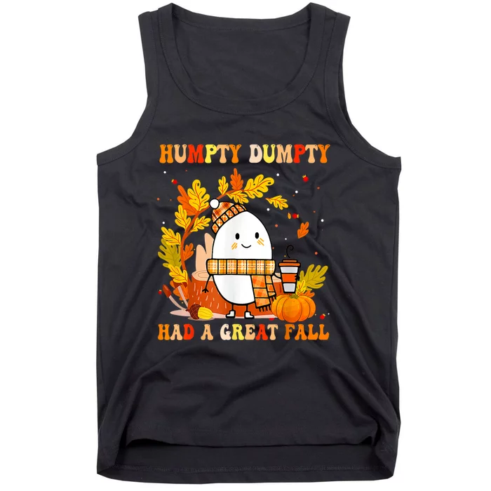 Had A Great Fall Thanksgiving Autumn Season Tank Top