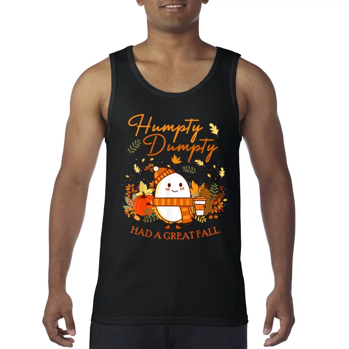 Had A Great Fall Thanksgiving Autumn Season Tank Top