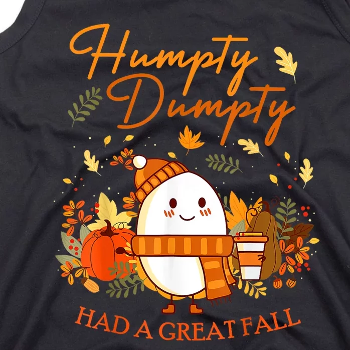 Had A Great Fall Thanksgiving Autumn Season Tank Top