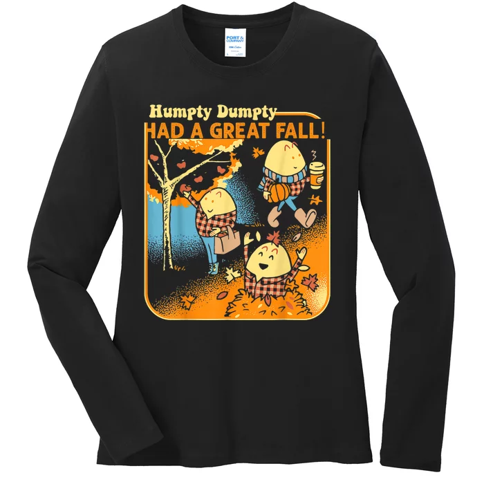 Had A Great Fall Thanksgiving Autumn Season Ladies Long Sleeve Shirt