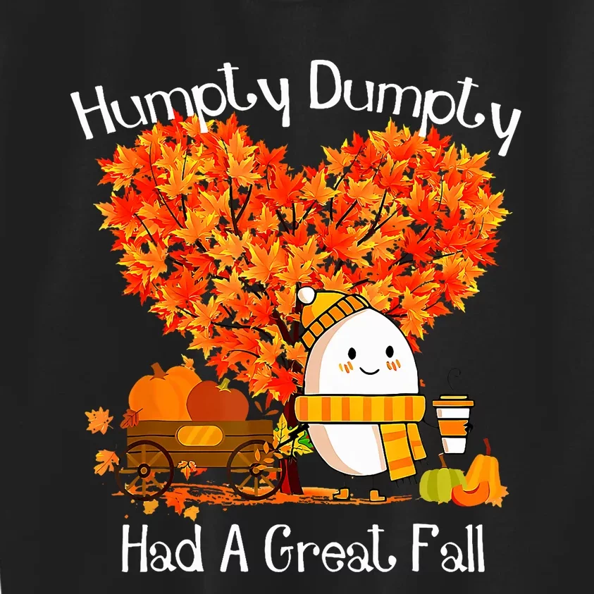 Had A Great Fall Autumn Leaves Thanksgiving Kids Sweatshirt