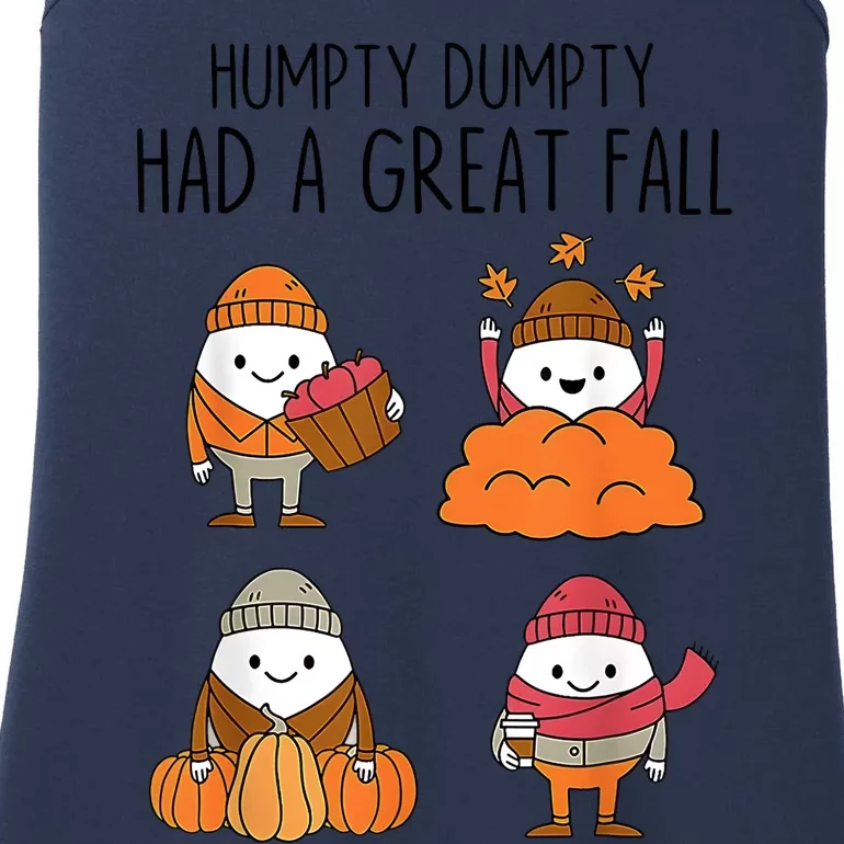 Had A Great Fall Cute Egg Autumn Ladies Essential Tank