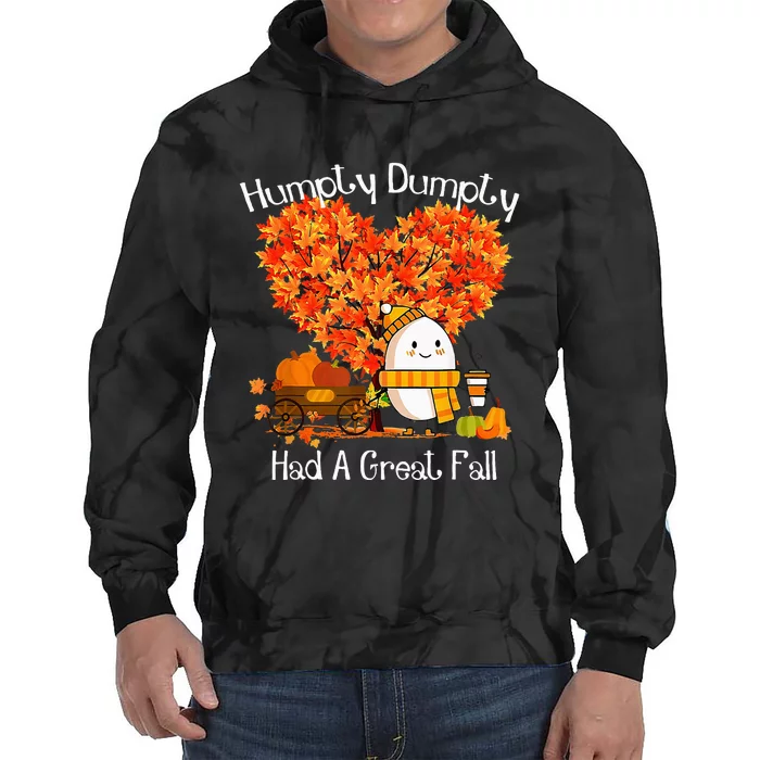 Had A Great Fall Autumn Leaves Thanksgiving Tie Dye Hoodie