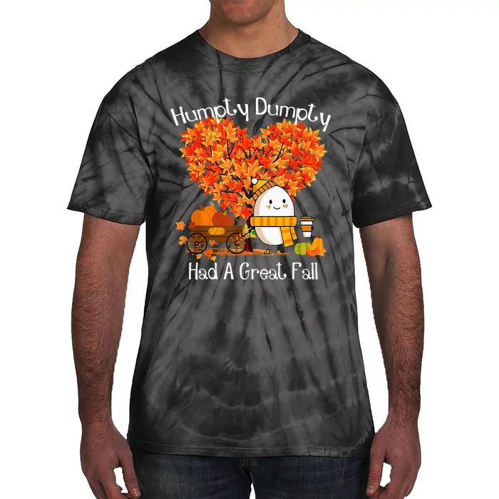 Had A Great Fall Autumn Leaves Thanksgiving Tie-Dye T-Shirt